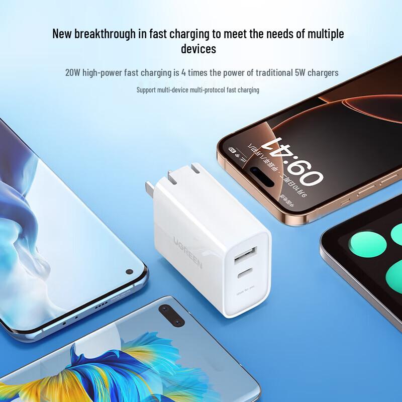 UGREEN 20W Dual-Port Fast Charger