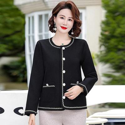 Yalu Women's Chic Round-Neck Single-Breasted Jacket