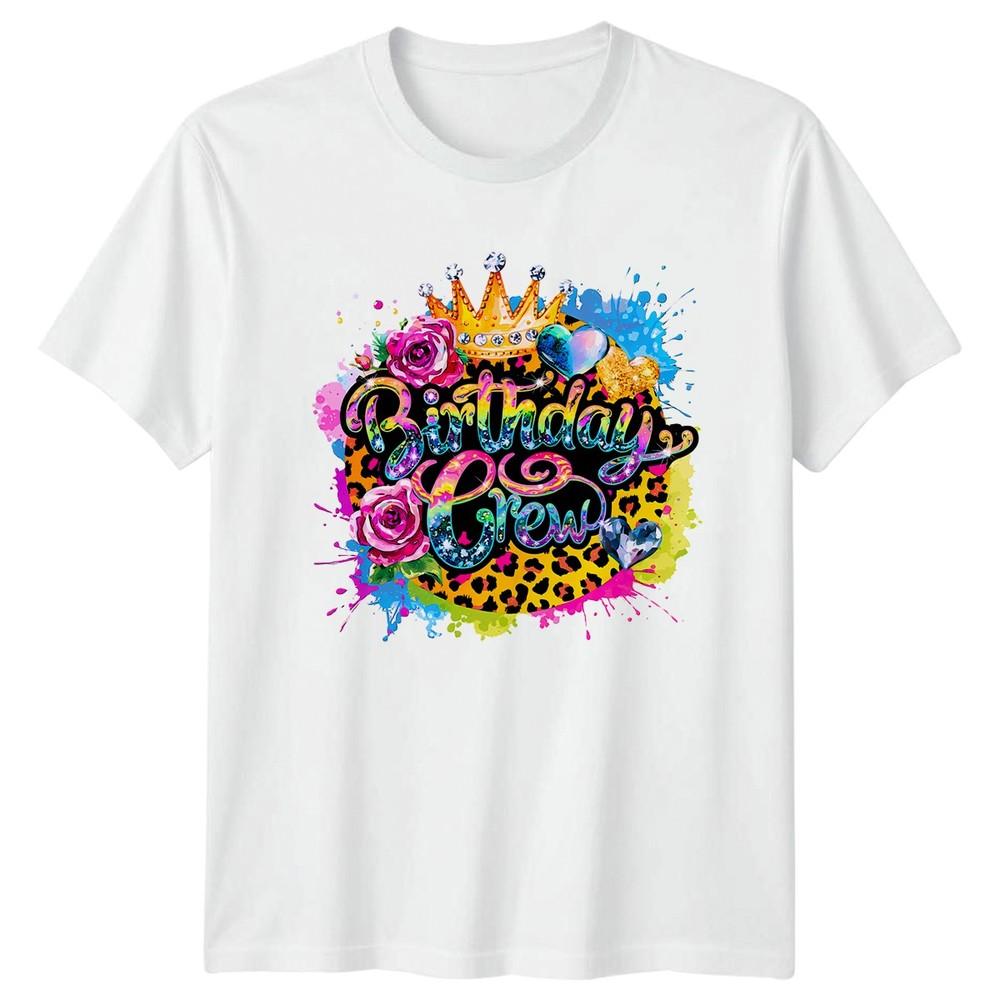 Birthday Crew Birthday Celebrations Unisexs TShirt Unisexs Tee Graphic Unisex Top S