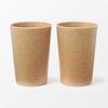 MUJI Cups Made from Palm Set of 76014218 Microwave-Safe Offcuts, 2,
