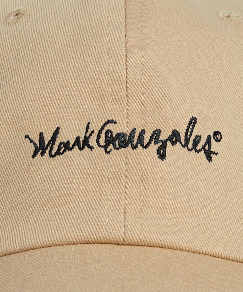 MARK GONZALES Signed Logo Basic Ball Cap - Beige