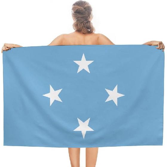 Cuban Flag Beach Towel,Oversized Super Soft Ultra Thin Absorbent Beach Towels for Travel,Quick Dry Double-Faced Pile Towel for Men