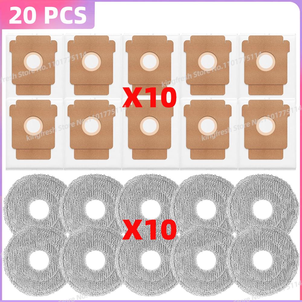 Fit For ( iRobot Roomba Plus 405 Combo / 505 Combo ) Vacuum Parts Main Roller Side Brush Mop Cloth Filter Dust Bag Accessories