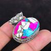 Cotton candy turquoise pendant vintage pendant gemstone jewelry 925 sterling silver pendant handmade pendant gifts for him brand new pendant