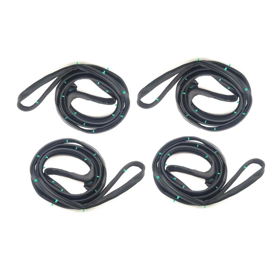4 X Front Rear Left Right Replacement Door Rubber Seals For ACCORD Sedan 2003-07