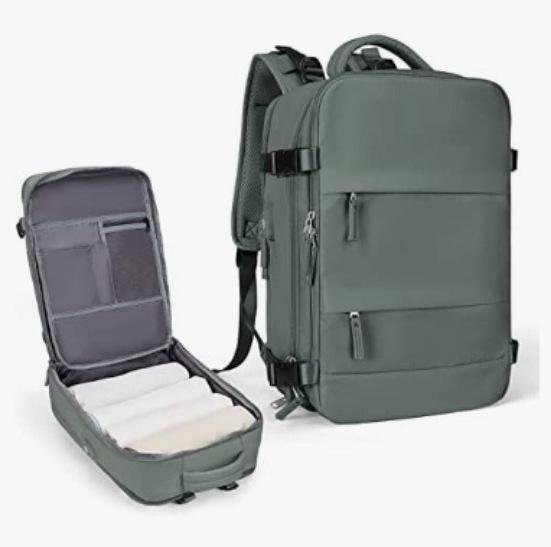 Короткие деловые поездки простой дорожный рюкзак сухое и мокрое разделение новая сумка через плечо женская темно-зеленого 3530₽