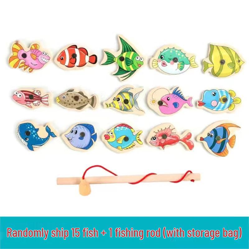 Toddler Educational Magnet Fishing Game for Ages 1-3 Years - Concentration and Thinking Training Toy