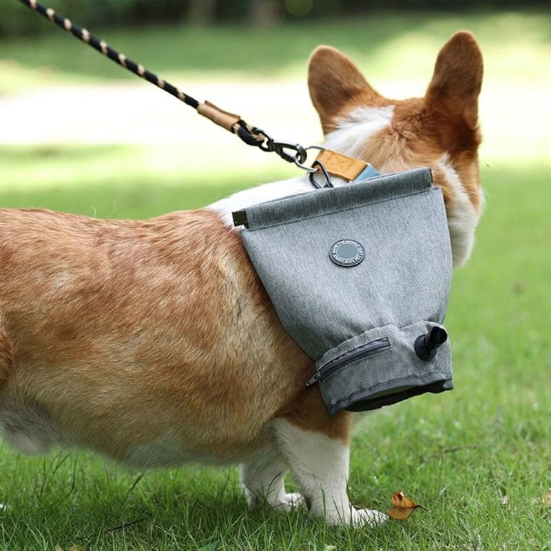 Pet Poop Bag Holder Waterproof Fabric Dog Poop Bag Dispenser Outdoor Walking Poop Bag Dispenser for Dog Training Running