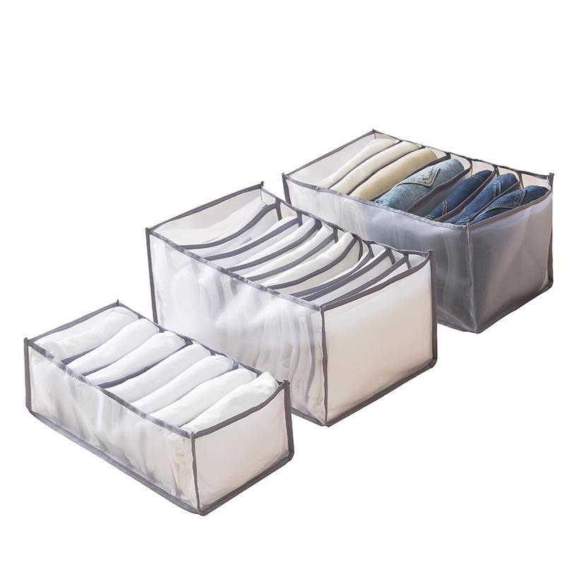 Drawer Organizer with Compartments for Socks, Underwear, and Lingerie Storage