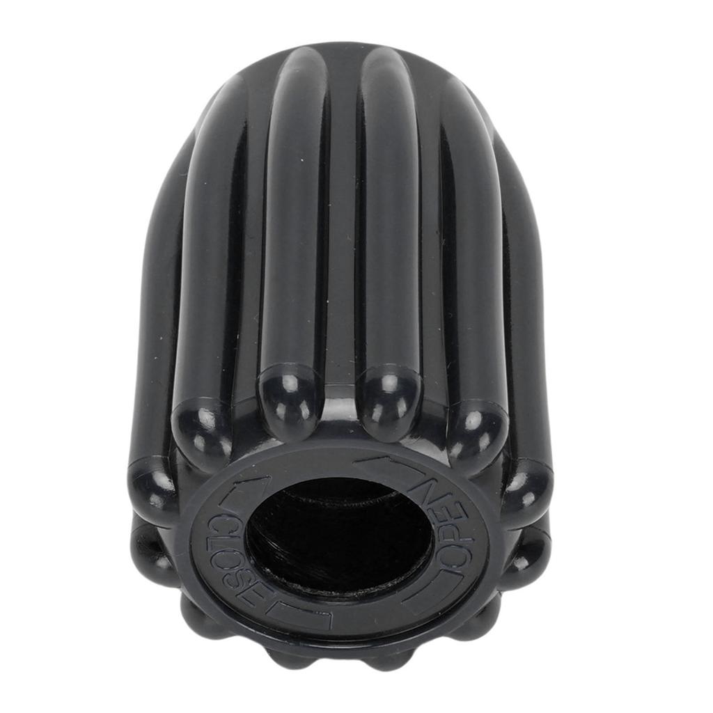 Dykketank Sylinderventil Knott ABS Rustfritt Stål Dykketankventil Deksel Feste for Erstatning Svart