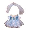 Princess Skirt 20cm Cotton Doll Dress Academic Style Plush Doll Clothes  Doll Accessories