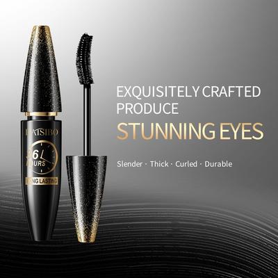 36 Hours Anti Halo Dyeing Mascara Extend Dense Mascara Golden Star Eye Black Stage Makeup