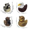Meraviglie della Fauna Selvatica Collezione Anatre Statuette in Resina Regalo Per Amanti della Natura
