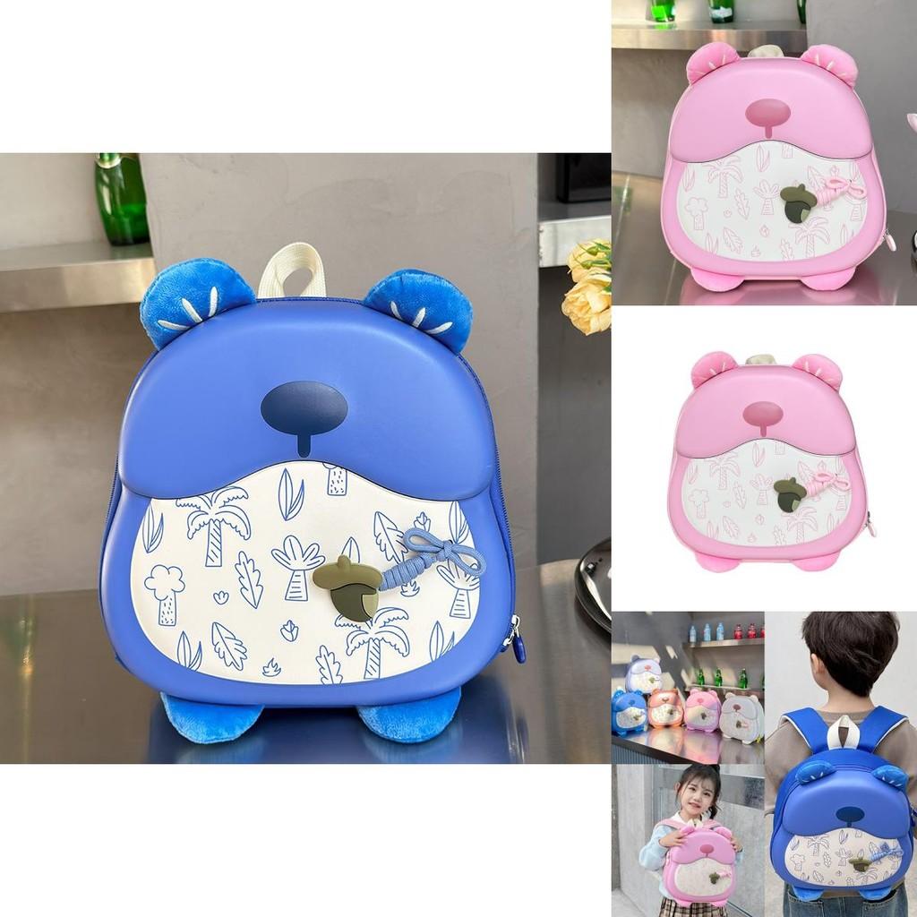 Fun And Playful Kids Backpack With Solid Color Patterns For School And Everyday Use