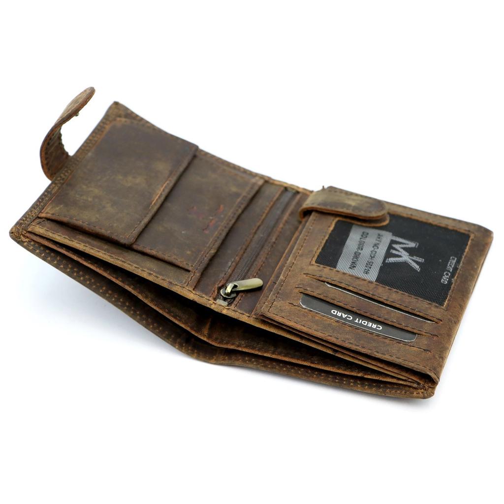 Skórzany Męski Portfel Money Kepper CCH 5601B
