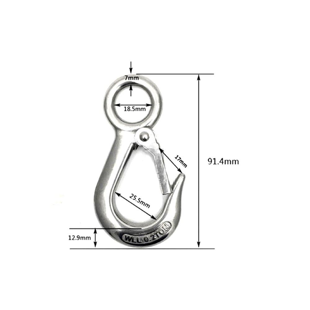 440 Lbs.Work Load Grab Hooks 304 Stainless Steel Lifting Hook Winch Hook Slip Hooks  Engineering