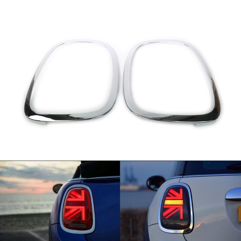 Rear Light Taillight Trims Gloss Black for miniR55 2007-2015 51137149905 51137149906 Left Right Taillight Frame Trims