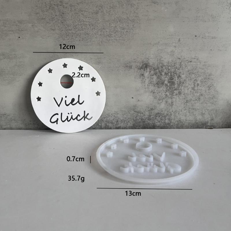 Round Silicone Mold For DIY LED Candle Holders Sturdy And Easy To Demold For Creative Homes Decors Projects