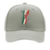 Moderne Italien Flagge Typografie Emblem Sandwich Baseballkappe Sonnenkappe Outdoor Workouts Hut