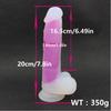 7.8 Inch Realistic Silicone Dildo Penis Big Dildos with Strong Suction Cup Dick Toys for Woman