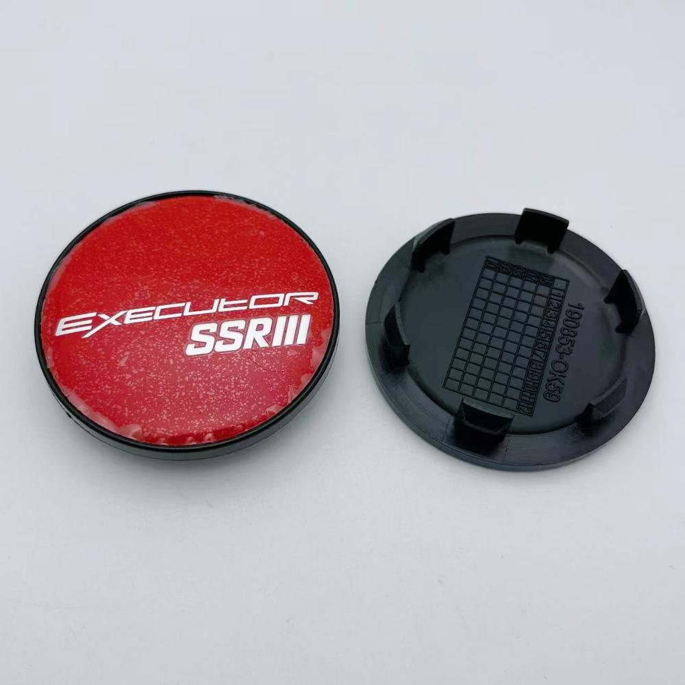 

4pcs 59mm 51mm Car Wheel Center Caps With SSR Executor Logo Emblem Wheel Hubcaps Rims Center Dust Cover Replace Car Accessories SSR Executor Badge&4pcs K59 Wheel Caps