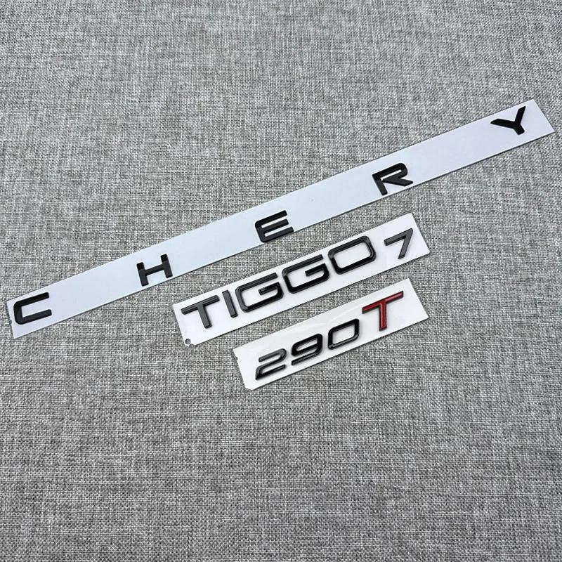 1pc 3D ABS TIGGO7 290T 390T Badge Sticker Rear Trunk Emblem Decal for TIGGO TIGGO7 TIGGO7PROPLUS