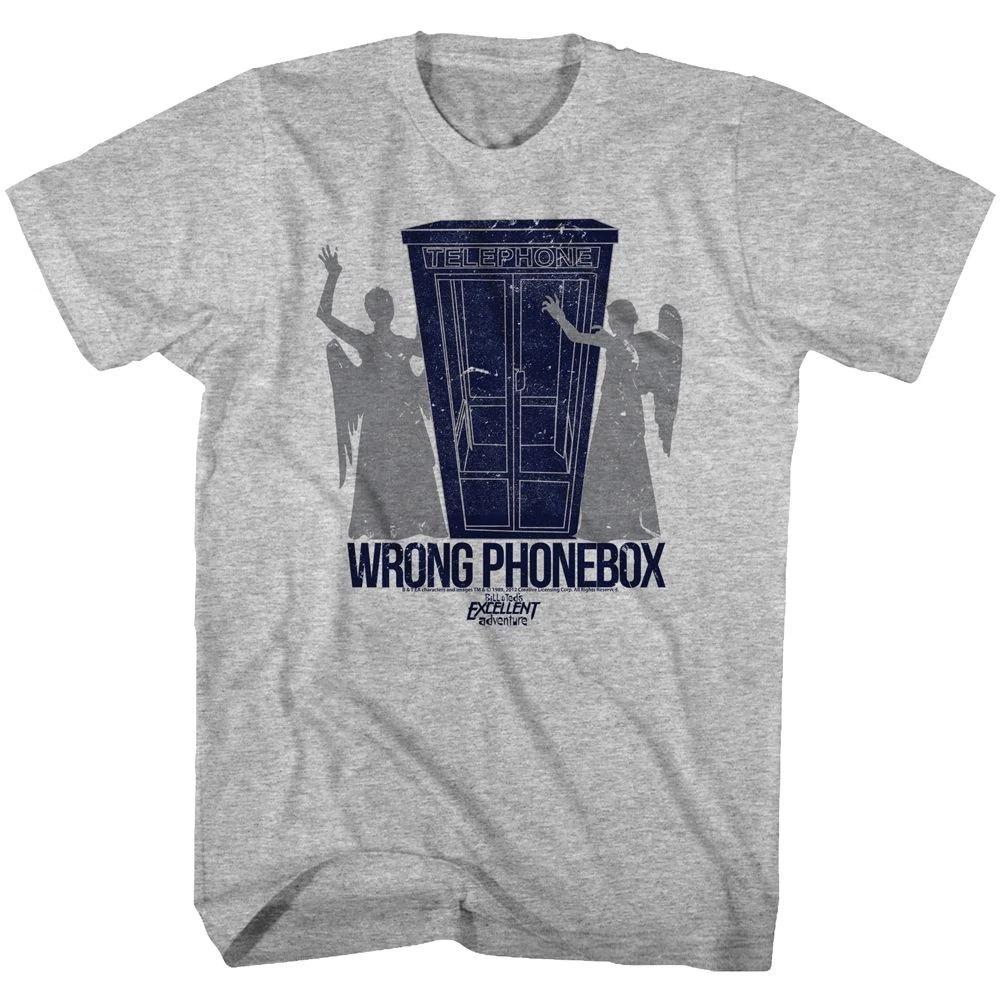 Bill And Ted Wrong Phonebox Movie Shirt 140