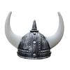 Antik aussehender Wikingerhorn-Hut Helm Kunststoff-Stierhorn Kopfbedeckung Herren Damen