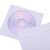 100Pcs 8cm VCD VCD Sleeves with Clear Window Reusable Dustproof Envelopes Protector for Music Movie Collection