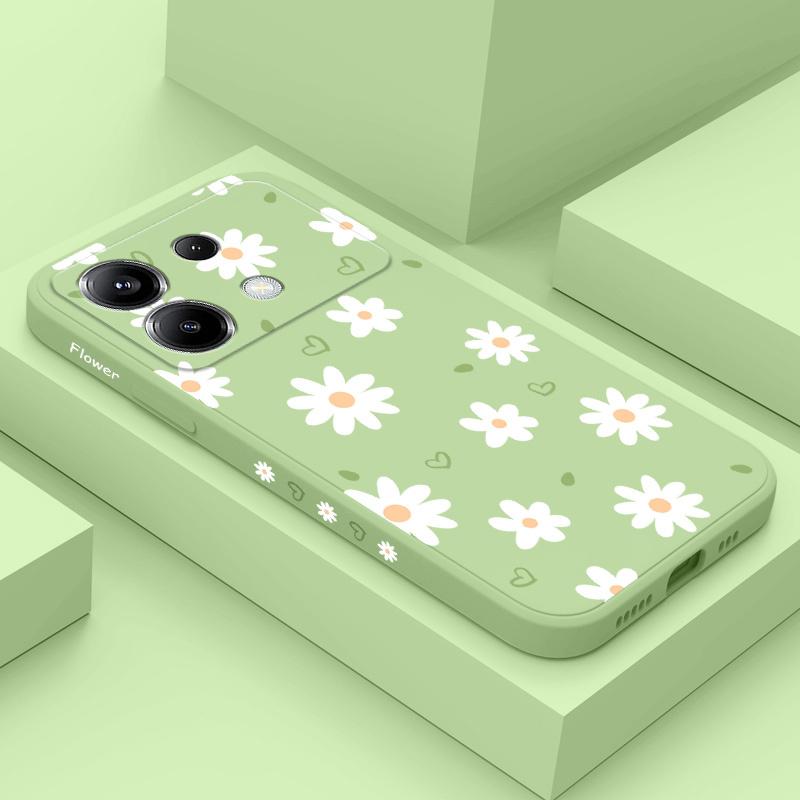 Tender Daisy Phone Case For Xiaomi Poco F8 F7 X7 X6 F6 M6 M5 M5S F5 X5 F4 X4 M4 F3 M3 X3 Pro 4G 5G GT Silicone Cover