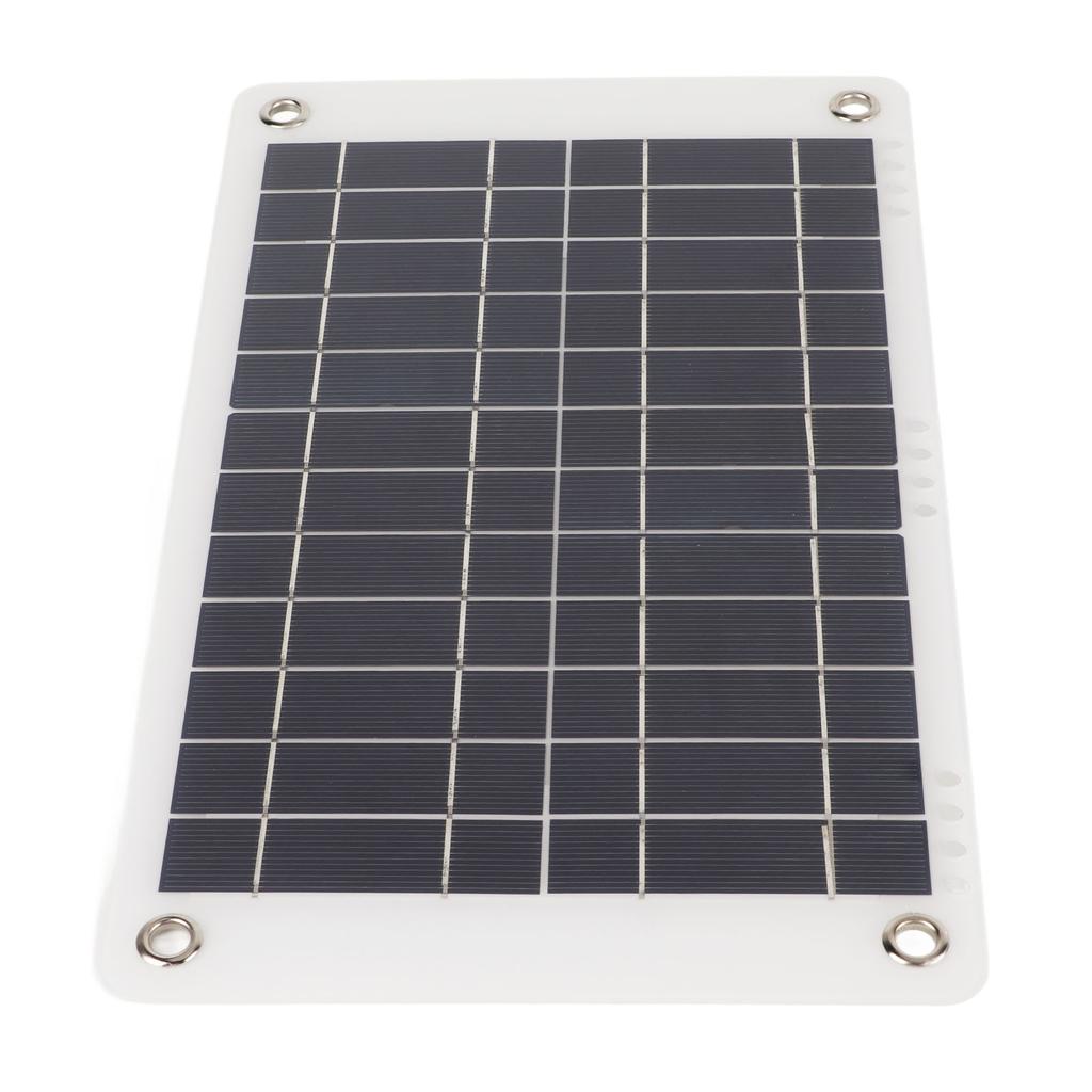 Solar Panel 12V 8.5W Monocrystalline Silicon Semi Flexible with Clip Solar Battery Charger for Outdoor
