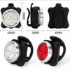 USB-Ladehundehalsbandlicht Wasserdichte Rücklichter Langlebige Fahrradlichter Outdoor-Aktivitäten