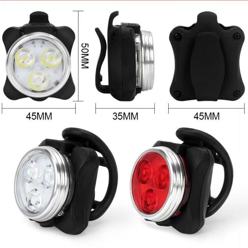 USB-Ladehundehalsbandlicht Wasserdichte Rücklichter Langlebige Fahrradlichter Outdoor-Aktivitäten