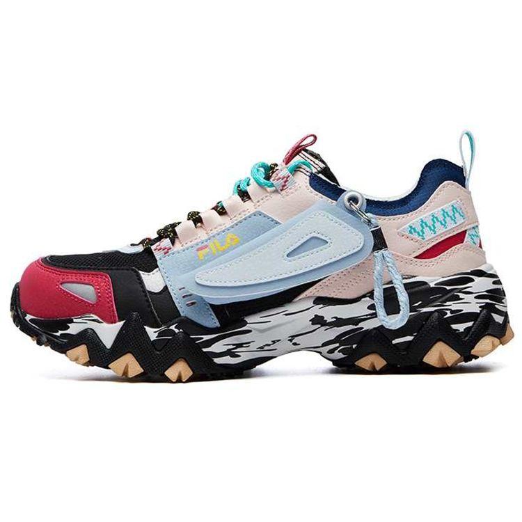 Fila Fusion Retro Casual Y2K Running Shoes Low Top Dad Shoes Women sneakers Pink Blue T12W041102FCB