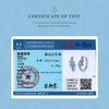 WOSTU 925 Sterling Silver Blue Turtle Hoop Earrings Shiny Zircon Ear Buckles Fine Jewelry For Women Vacation Party Summer Gift