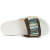 Kappa Retro Breathable Beach Velcro EVA Silent Non-Slip Slide Sandals Unisex Footwear White Brown K0DX5LT10F-6536