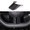 For Benz EQE EQS - ABS Carbon Fiber Steering Wheel Sheet Cover Trim 1PCS