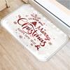 Anti-slip in Multiple Scenes! Christmas and New Year Decorative Floor Mats, Suitable for Living Room and Kitchen