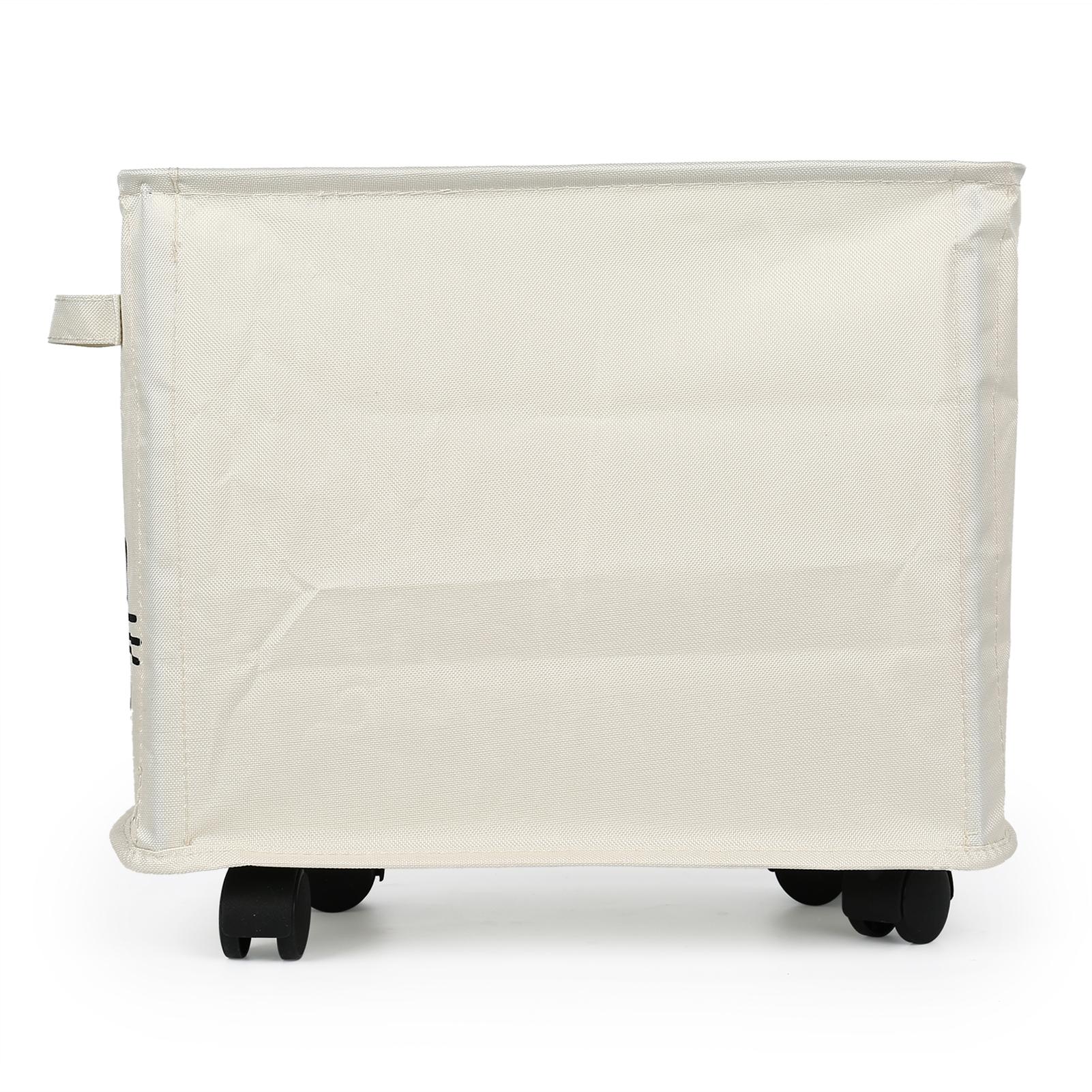 Under Desk Storage Basket with Wheels Mobile Office Organizer Rolling Cart for Workstation Bag Holder 2400₽