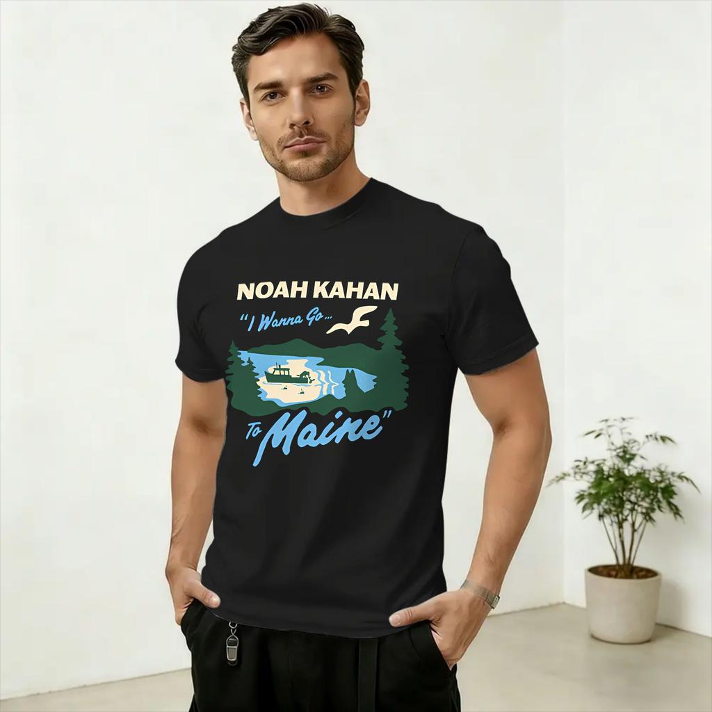 Noahs Kahans Art Bootleg Merch T Shirt Summer Trending T Shirts Unisexs Cotton Crewneck Oversize Tees Short Sleeves Vintage Tshirt