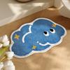 Cartoon Bathroom Floor Mat, Toilet Absorbent Foot Mat, Toilet Door Non-slip Mat, Household Shower Room Mat