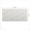 Modern Protective Keyboard Mat Leafy Retro Pattern 120X60 Cm
