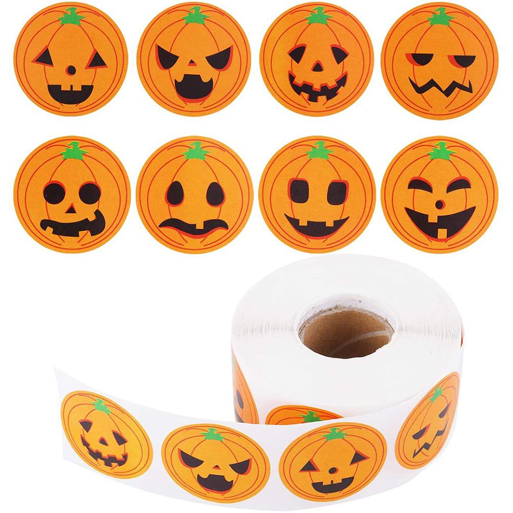100-500Pcs High-Quality Halloween High-Quality Sticker High-Quality Ghost High-Quality Labels High-Quality Gift High-Quality Candy High-Quality Bags