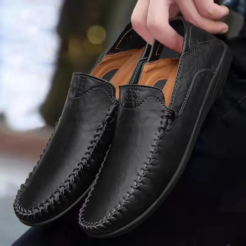 

2025 leather shoes single cotton optional glossy leather shoes Doudou shoes hollow velvet high-end leather shoes 39
