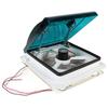 12V RV Roof Vent Fan 4 LED Light Air Intake Outlet Dual Mode for Camper Yacht Trailer