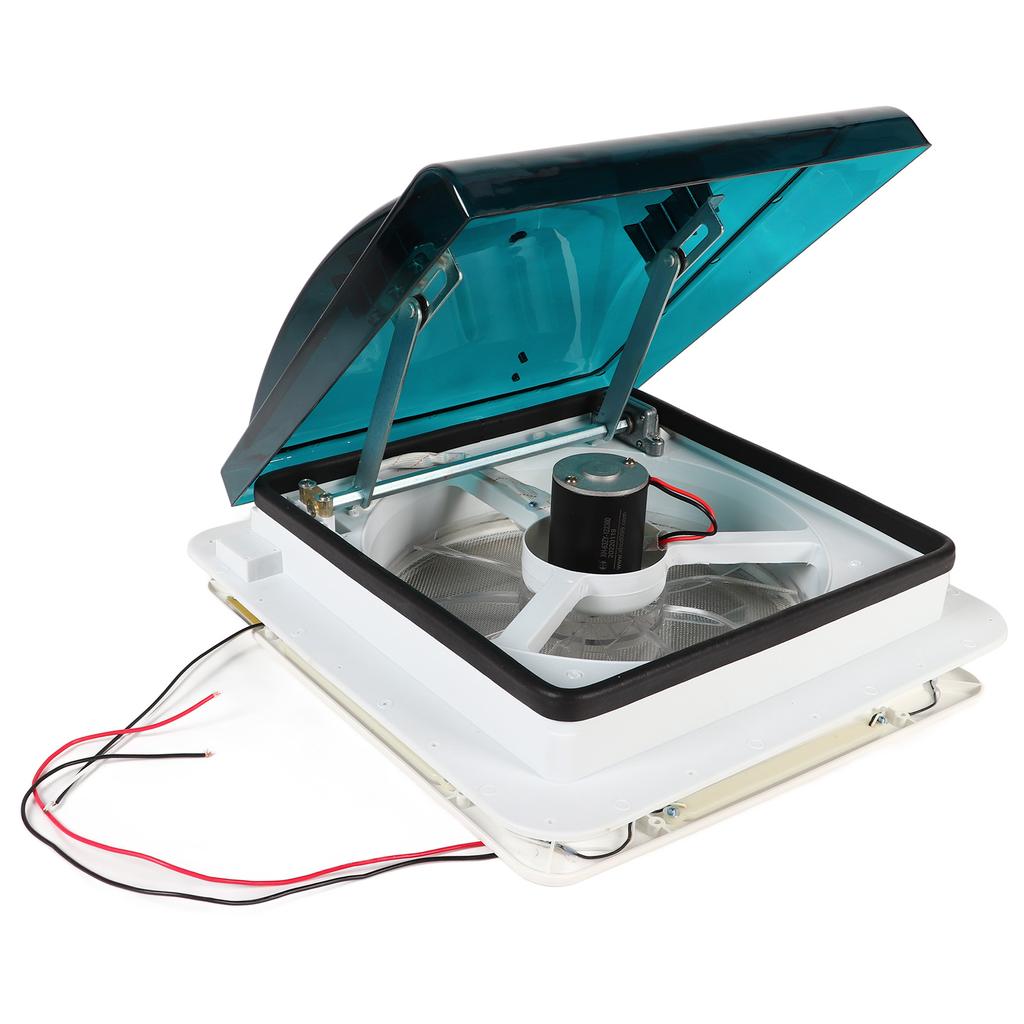 12V Wohnmobil Dachlüfter 4 LED Licht Lufteinlass Auslass Dualmodus für Wohnmobil Yacht Anhänger