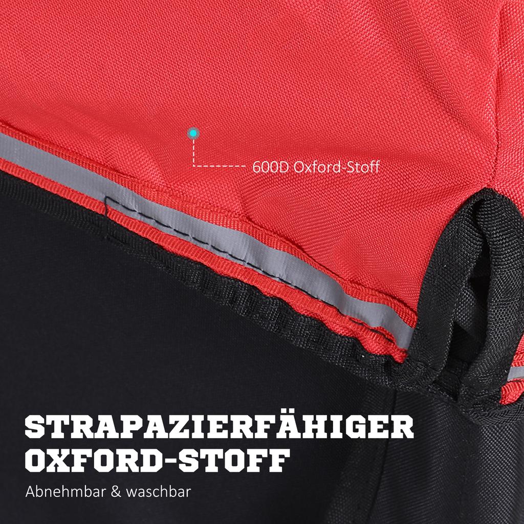 Fahrradanhänger Faltbarer Lastenanhänger mit Kupplung, Transportkarre bis 40 kg Tragfähigkeit