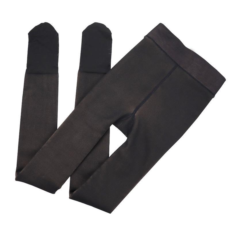 Women's Transparent-Look Velvet Leggings: Autumn/Winter Thick, Sexy, Slimming, Skin-Tone Pantyhose with Bare-Leg Effect