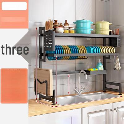 Míngpàn Carbon Steel Countertop Dish Drying Rack