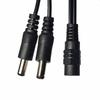 DC5.5x2.1mm Power Splitter 1 Female to 2 Male Power Splitter Cable for Device Integration in Electronics